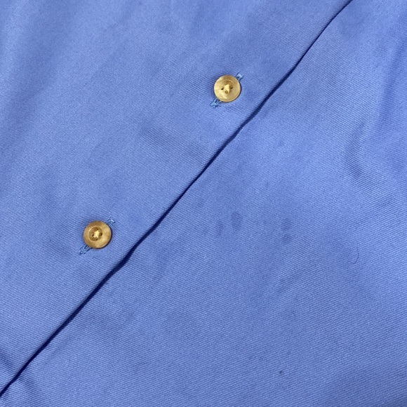 Lands End performance twill blue women’s button down long sleeve shirt size 2X - Picture 5 of 10